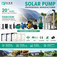 Pompe à eau solaire de surface 3 pouces 48v-150v, machine à eau sous pression, pompe à eau solaire pour l'irrigation agricole