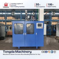 Machine de fabrication de bidons de stockage de liquides en plastique PP de 2 à 5 L, machine de soufflage par extrusion automatique de moyenne taille
