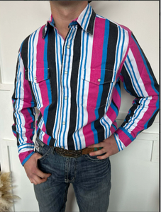 Camicia da <span class=keywords><strong>uomo</strong></span> 2025 stile occidentale Vintage a manica lunga da Cowboy Plus Size XL <span class=keywords><strong>5XL</strong></span> Stand monopetto floreale traspirante Casual per - Product Image 4
