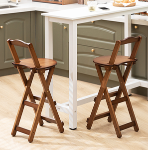 <span class=keywords><strong>Taburete</strong></span> <span class=keywords><strong>plegable</strong></span> portátil de diseño moderno al por mayor, <span class=keywords><strong>taburete</strong></span> de altura de bambú para mostrador de <span class=keywords><strong>cocina</strong></span> <span class=keywords><strong>con</strong></span> <span class=keywords><strong>respaldo</strong></span> - Product Image 4