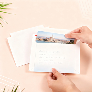 Tài liệu ảnh bưu phẩm A3 A4 A5 A6 Kraft phong bì màu nâu với vỏ và con dấu tự đóng dấu - Product Image 5