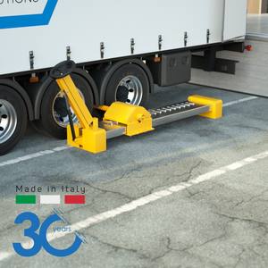Bloqueador de Ruedas Manual LOCK-M para Sujeción de Vehículos, Acero Pintado, Seguridad Mejorada para Plataformas de Carga - Product Image 2