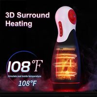 Automatische Adult Toy Herren Mastur batoren Geräte Pocket Pussy & Electric Sweater Hitze schub & Saug maschine Mastur bator Männer
