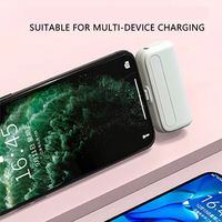 Batterie externe portable mini capsule 5000 mAh avec écran lumineux, certifiée KC, plusieurs couleurs