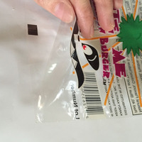 Sachet plastique transparent personnalisé en PP laminé, orange, pour emballage de savon, petit format, scellé au dos, impression par gravure, pour produits chimiques