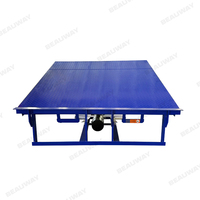 Niveleur de quai hydraulique fixe pour conteneurs, plateforme de déchargement électrique hydraulique 6-15 tonnes