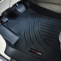 TPV 3D tapis de sol en caoutchouc pour Audi E-TRON ETRON 2021-2023 + tapis personnalisés tapis de voiture imperméables tous temps patins de voiture