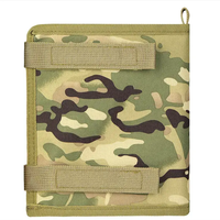 Sac de documents transparent en nylon tactique étanche pour le camping et la randonnée avec porte-passeport