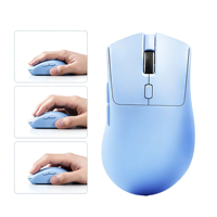 Mouse Gaming Nirkabel Super Ringan Tri-Mode 24K DPI USB-C Isi Ulang 1000Hz Polling Rate untuk PC Komputer Mac
