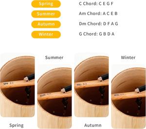 Personnalisé japonais Furin son guérison bambou extérieur suspendu carillons éoliens cristal Chakra musique carillons - Product Image 6