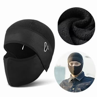 Gorro de Ciclismo para Hombre y Mujer, Gorro de Esquí con 1 Orificio, Gorro para Motocicleta
