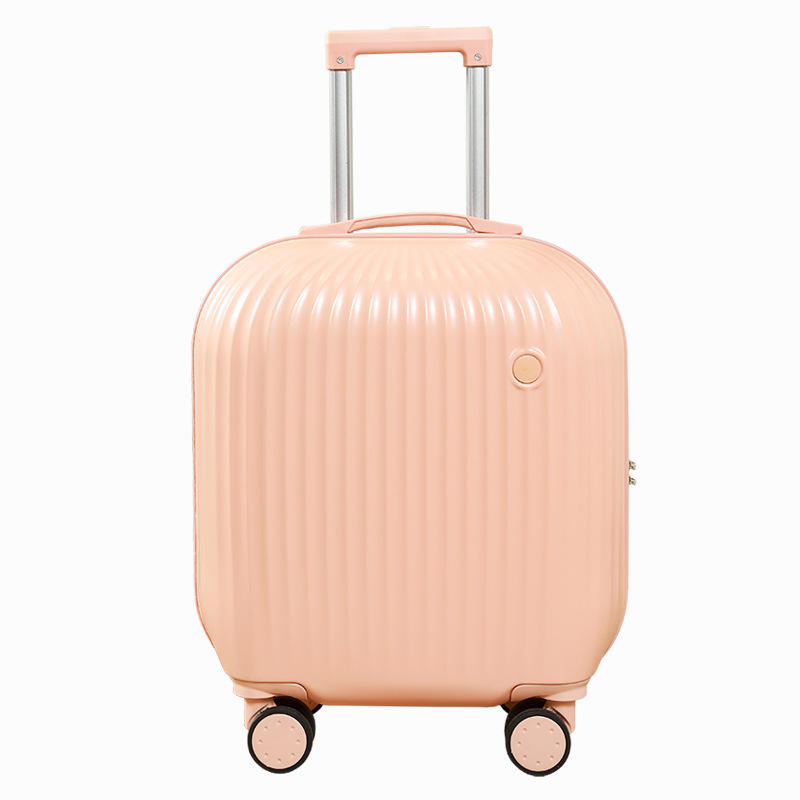 JiangXi Factory Round Shape Smart ABS PC Carry on Luggage Travel Trolley  Suitcase