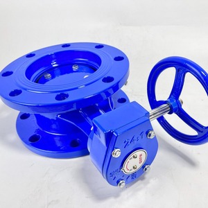 Funagan Double Eccentric Butterfly Valve D342X 16Q Flange Ductile Iron Manual Operation Two Way Room Temperature Type - Product Image 2