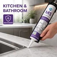 Scellant polymère MS hautement élastique, faible odeur, résistant aux intempéries, adhésif pour la construction, étanchéité des joints de fenêtres et de murs