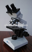 AFS XSZ-107BN Medical Lab Binocular Biological Microscope LED Illumination Double Layer Mechanical Stage (140x140mm) 12-Month