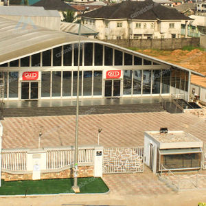 <span class=keywords><strong>Chapiteau</strong></span> de mariage de tente de fête de toit transparent à cadre en aluminium noir robuste à vendre - Product Image 4