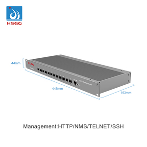 สวิตช์ HSGQ-7912ไฟเบอร์อุตสาหกรรมสวิตช์จัดการกิกะบิต12พอร์ตสำหรับกล้อง IP - Product Image 5