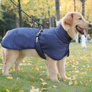 Veste d'hiver chaude coupe-vent pour grand chien, manteau réfléchissant pour chiens de taille moyenne et grande, vêtements pour <span class=keywords><strong>Labrador</strong></span> et Golden Retriever, costume pour animaux de compagnie - Product Image 6