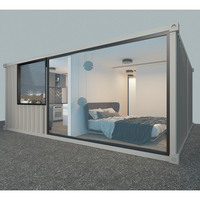 20 pieds 40 pieds Maisons de conteneurs extensibles préfabriquées Maisons de conteneurs extensibles pliables préfabriquées Petite maison portable 2 3 5 chambres à coucher