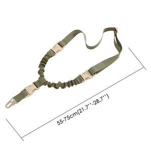 Correa Táctica Americana Personalizada de un Solo Punto Ajustable de Nailon Negro para Caza al Aire Libre con Cuerda Táctica - Product Image 2