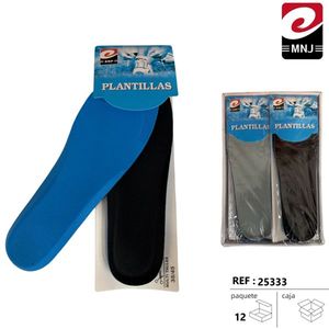 Plantillas Del Zapato Insoles Blue Black 36-40 Size Comfortable Footwear Accessories - Product Image 2