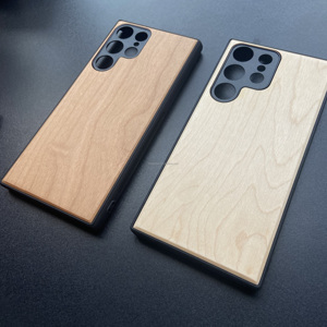 เคสโทรศัพท์มือถือสำหรับ Samsung A14เคสโทรศัพท์มือถือไม้ A34 A13สลักเลเซอร์เคสไม้ไผ่วอลนัทสำหรับ iPhone <span class=keywords><strong>15</strong></span> - Product Image 2