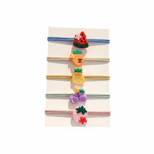 Vendita calda di tendenza alla moda fasce elastiche per capelli con perline e accenti di strass accessori per ragazze carine all'ingrosso - Product Image 2