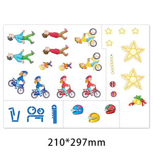 Pegatinas <span class=keywords><strong>de</strong></span> Dibujos Animados Personalizadas <span class=keywords><strong>para</strong></span> Niños, No Tóxicas y Seguras <span class=keywords><strong>para</strong></span> la Habitación del Bebé y el Parque Infantil, Pegatinas 3D - Product Image 5