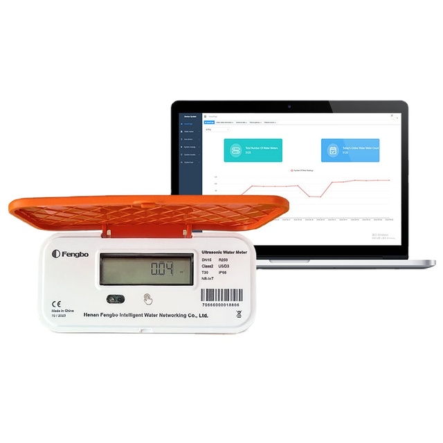 DN15/20 Smart Water Meter R250 IP68 Wireless Digital Water Meter LoRaWAN 4G NB-IOT Prepaid Ultrasonic Water Meter Manufacturer
