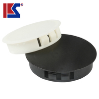 Bouchon de panneau rond en plastique à clipser HP fabriqué par l'usine Kaisheng pour la construction et l'industrie