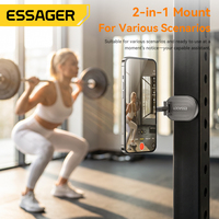 ESSAGER ES-ZJ44 Schreibtisch-Fitnessgerät 360° Drehbarer Faltbarer Desktop-Ring Magnetischer Handyhalter für Wand Videoaufnahme Tisch