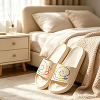 Chaussons personnalisés pour femmes, légers, à motifs imprimés, pour la plage, la maison, le quotidien, vente en gros pour les acheteurs en gros