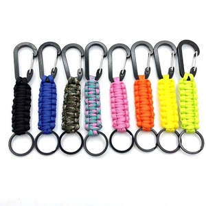 IRONDONKEY <strong>Paracord</strong> Keychain with Mountaineering Buckle Manufacturer <strong>Charm</strong> Survival Umbrella Rope Camping Hiking - Product Image 1