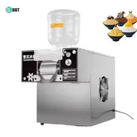 Machine à neige et glace à faible bruit, auto-nettoyante, électrique, pour la préparation de bingsu, idéale pour les salons de thé et les marchés nocturnes