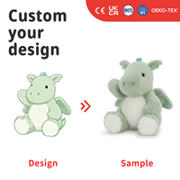 Peluche Dragon Vert Personnalisée avec Ailes Extensibles – Idéale pour Décoration d'Anniversaire, Art Mural de Chambre, Cadeau Compagnon Ludique