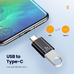 6a <span class=keywords><strong>USB</strong></span> OTG vers <span class=keywords><strong>USB</strong></span> C adaptateur de transfert de données adaptateur de charge rapide pour ordinateur portable téléphone portable Samsung <span class=keywords><strong>USB</strong></span> femelle vers <span class=keywords><strong>USB</strong></span> C mâle convertisseur - Product Image 2