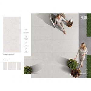 กระเบื้องพอร์ซเลนลายหินอ่อนแบบด้าน รุ่นใหม่ Lomino Bianco ขนาด 600x1200 มม. สไตล์ Rustic สำหรับห้องนั่งเล่น ห้องน้ำ และโถงทางเดิน - Product Image 5