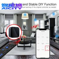 Control Remoto IR Inteligente SQ Tuya Zigbee para el Hogar, Compatible con APP, Control por Voz y Temporizador para Aires Acondicionados y Televisores