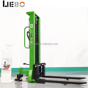 LIEBO 手動式パレットスタッカー 1トン 2トン 3トン ハンド油圧フォークリフト 手動パレットスタッカー 1.6m 手動フォークリフト - Product Image 5