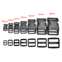 Sangle de fermeture en plastique à dégagement latéral rapide, 15mm 20mm 25mm 32mm, accessoires de sac de ceinture étoile