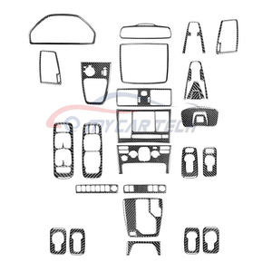 Pegatinas de decoración de coche, embellecedor <span class=keywords><strong>Interior</strong></span> de fibra de carbono para Volvo <span class=keywords><strong>XC90</strong></span> 2003-2014 - Product Image 1