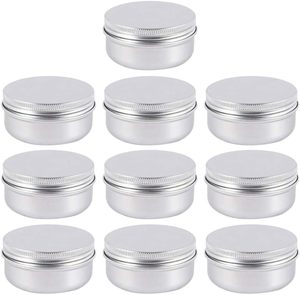 Tarros de Aluminio Negros Resistentes a la Oxidación de 30, 60, 80, 100 y 120 ml, Personalizados con Impresión, Envases Metálicos con Tapa de Rosca, Venta al Por Mayor - Product Image 1