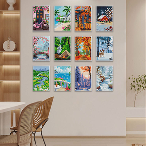 N-Mini002 Custom Mini Landscape Diamond Painting Kits <strong>GEM</strong> Diamond Mosaic Canvas Art Printed <strong>Type</strong> - Product Image 3