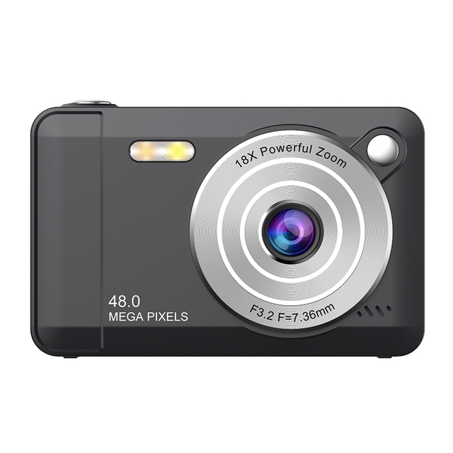Portable 4K Stylish Digital Camera Auto Focus 48MP 650 Mah Battery for Kids Camera for Beginners 2.4-Inch LCD Screen Camera