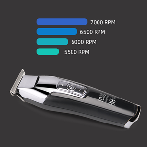 เครื่องตัดแต่งหนวดเคราไฟฟ้าสำหรับผู้ชาย แบบชาร์จได้ ใบมีดสแตนเลสแบบ Zero Gapped แบตเตอรี่ 1600mAh พร้อมไฟ LED สำหรับใช้ในบ้าน - Product Image 3