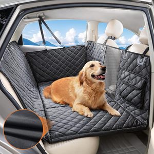 Funda Protectora para Asiento Trasero de Coche para Perros, Extensible, Impermeable, Material Oxford, Base Rígida, Soporta 400 Libras, Versión Mejorada 2025 - Product Image 1