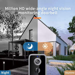 กริ่งประตูวิดีโออัจฉริยะไร้สาย (วิดีโอโทรเข้าประตู) อินเตอร์คอมแบบสองทาง เซ็นเซอร์ PIR ติดตั้งง่าย มองเห็นในเวลากลางคืน กันน้ำระดับ IP65 - Product Image 4