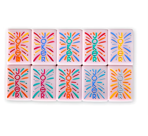 En stock – Nouvel ensemble de tuiles de mahjong de luxe en mélamine rose clair, motif oiseaux, pour soirées de jeu en famille et divertissement - Product Image 5