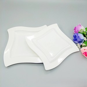 Assiette à dîner en <span class=keywords><strong>porcelaine</strong></span> de 8 pouces Stocks faibles MOQ Ventes Chargeur irrégulier prêt à l'emploi Livraison rapide Écologique Stocké Céramique - Product Image 5