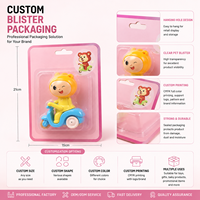Emballage de jouets personnalisés sous blister |   Emballage en blister transparent en PET OEM avec carte en papier imprimée |   Logo personnalisé en forme et taille sur mesure |   Usine